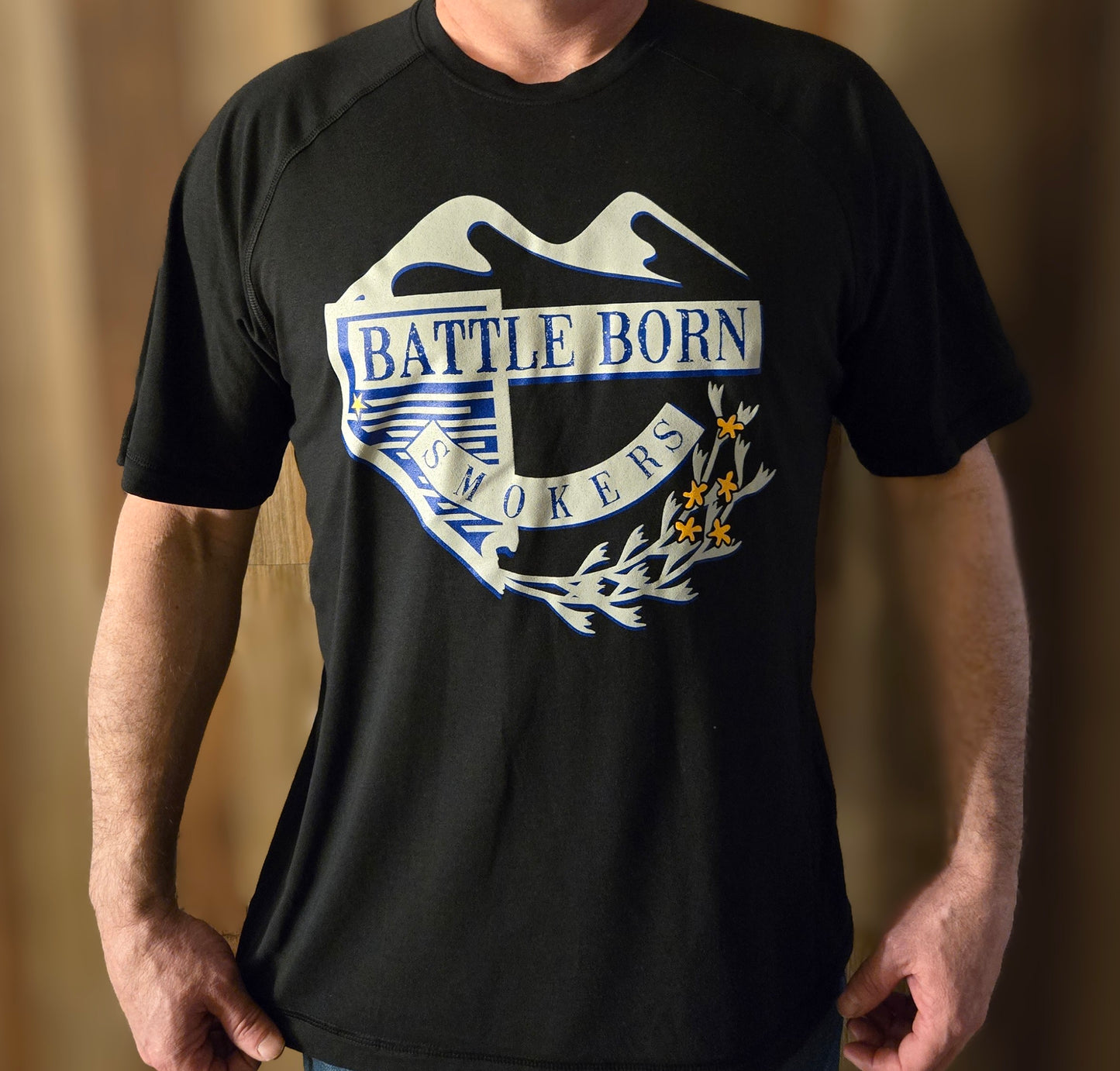 Battle Born T-Shirt Smoke Brisket Not Meth